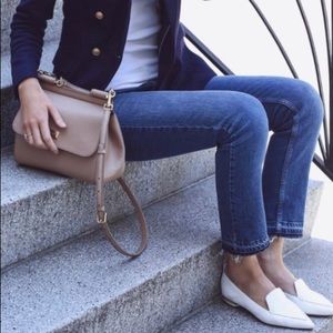 Banana Republic Premium Denim Straight Crop Jeans